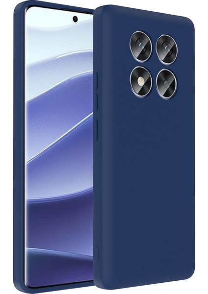 Redmi Note 14 Pro 4g Kılıf Kamera Korumalı Kartlık Hazneli Akre Vitra Kapak - Lacivert