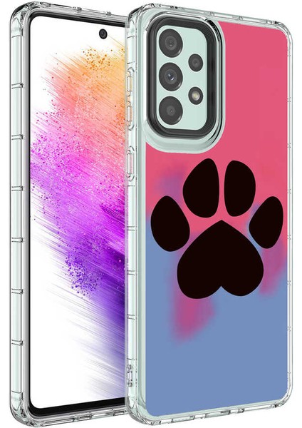 Galaxy A13 4g Kılıf Kamera Korumalı Renkli Desenli Sert Silikon Akre Korn KAPAK-NO14