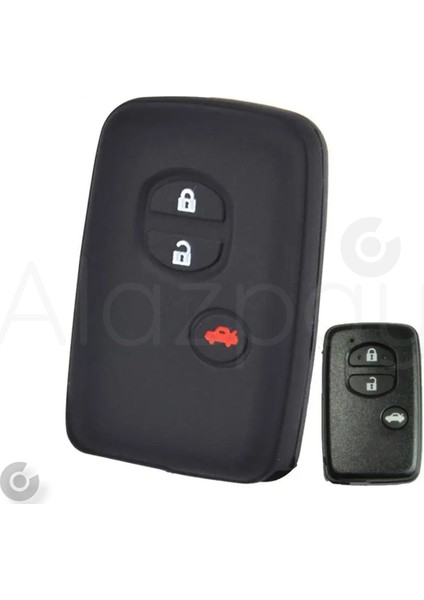 Toyota Yaris Auris Corolla Rav4 Verso Lan Cruiser Silikon Anahtar Kılıfı (3 Tuş)