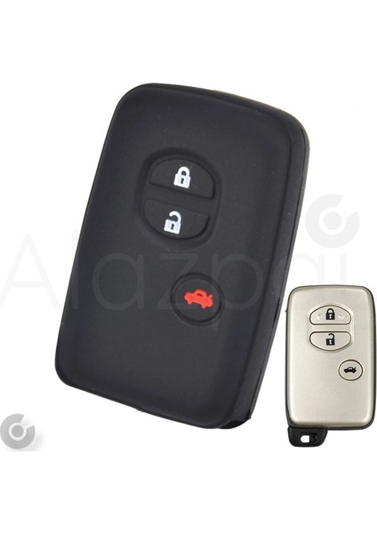 Toyota Yaris Auris Corolla Rav4 Verso Lan Cruiser Silikon Anahtar Kılıfı (3 Tuş) fiyatları