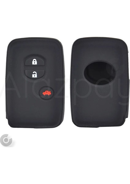 Toyota Yaris Auris Corolla Rav4 Verso Lan Cruiser Silikon Anahtar Kılıfı (3 Tuş) fırsatları