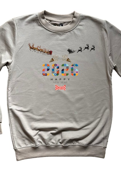 Yılbaşı Temalı Unisex Sweatshirt fiyatları