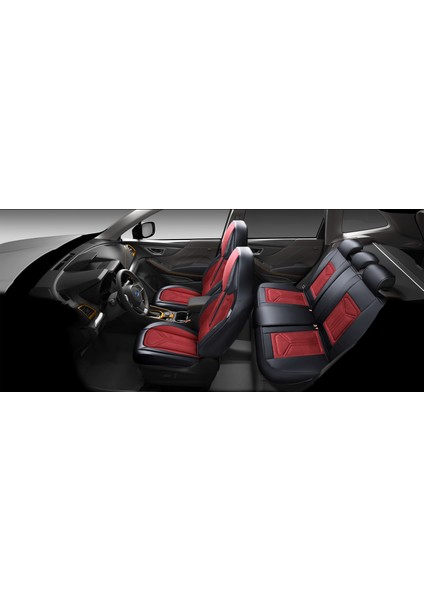 Fs Deri Serisi Lexus Rx 2015-2022 Ile Uyumlu Takmatik Kılıf, Kırmızı fiyatları