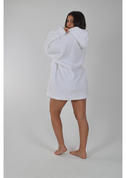 Welsoft Kapüşonlu Giyilebilir Tv Battaniyesi Unisex Peluş Oversize Panço Sabahlık fırsatları