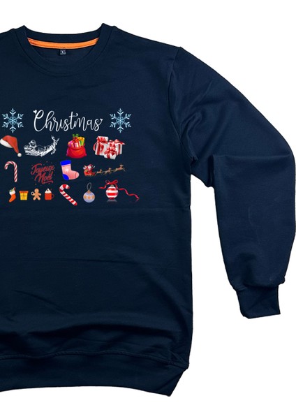 Yılbaşı Temalı Unisex Sweatshirt fiyatları
