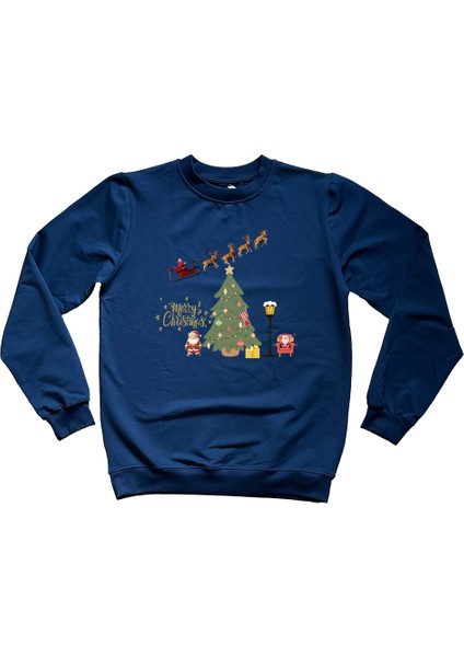 Yılbaşı Temalı Unisex Sweatshirt