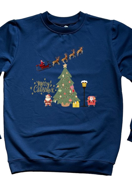 Yılbaşı Temalı Unisex Sweatshirt modelleri