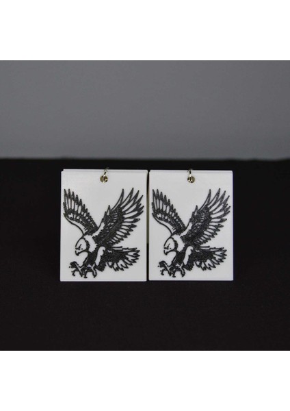 3D Kartal Armalı Çanta Süsü ve Anahtarlık