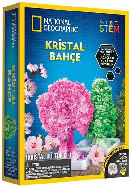 NAT00002 National Geographic Kristal Bahçe Kiti - Trcrysgrdn +8 Yaş