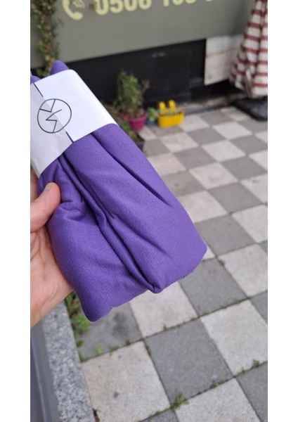 Mor Renk Penye Şal