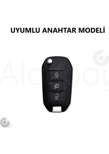 Peugeot 208 308 407 408 508 2008 3008 4008 5008 Rifter Rcz Tpu Anahtar Kılıfı (Sustalı) fiyatları