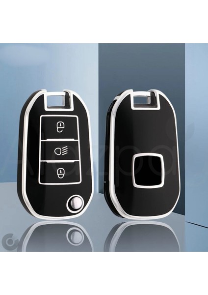 Peugeot 208 308 407 408 508 2008 3008 4008 5008 Rifter Rcz Tpu Anahtar Kılıfı (Sustalı) fırsatları