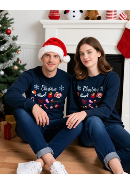 Yılbaşı Temalı Unisex Sweatshirt fırsatları