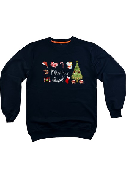 Yılbaşı Temalı Unisex Sweatshirt fiyatları