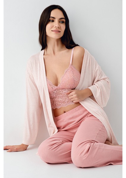 Kadın Pembe Sabahlık