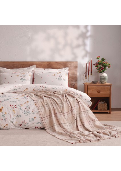 Pavlina Akrilik Tv Battaniyesi, 140X190 cm - Bej