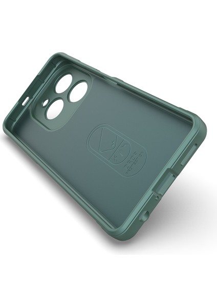 Tecno Spark 20 Pro 4g Kılıf Esnek Tpu Oyuklu Arka Yüzey Tasarımlı Akre Etnik Silikon Kapak - Siyah