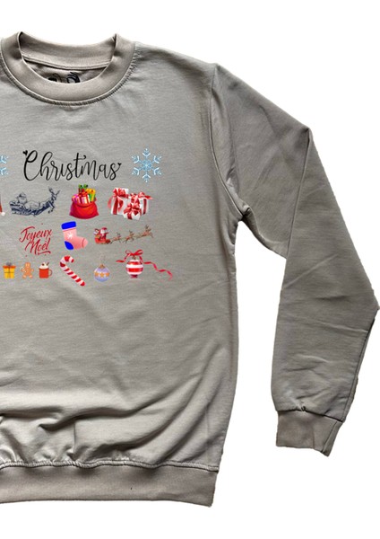 Yılbaşı Temalı Unisex Sweatshirt fiyatları