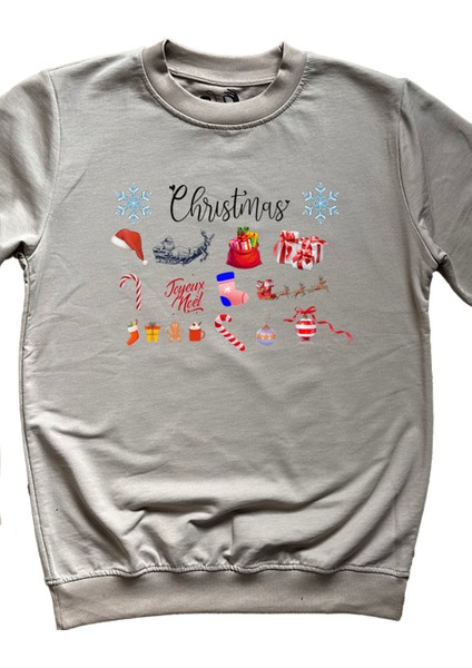 Yılbaşı Temalı Unisex Sweatshirt modelleri