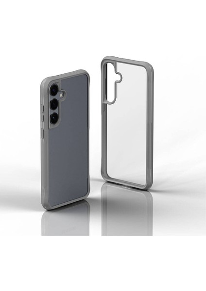 Galaxy S24 Plus Kılıf Şeffaf Sert Pc Arka Yüzey Tasarımlı Akre Edo Kapak-Siyah fiyatları