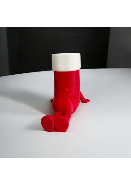 Hareketli Bacaklı Yılbaşı Çorabı Figürü - Oturan Noel Dekorasyonu