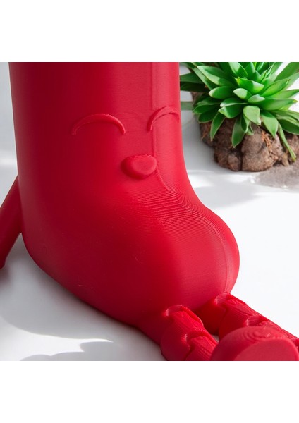 Hareketli Bacaklı Yılbaşı Çorabı Figürü - Oturan Noel Dekorasyonu fiyatları