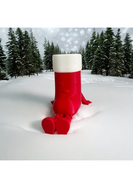 Hareketli Bacaklı Yılbaşı Çorabı Figürü - Oturan Noel Dekorasyonu modelleri