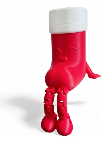 Hareketli Bacaklı Yılbaşı Çorabı Figürü - Oturan Noel Dekorasyonu fırsatları