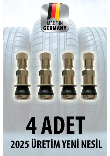 Çelik Sibop Seti Germany Yeni Nesil 4 Adet Şık Görünüm ve Dayanıklı Tasarım