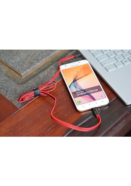 Kırmızı Mest Micro USB Kablo 1m fırsatları