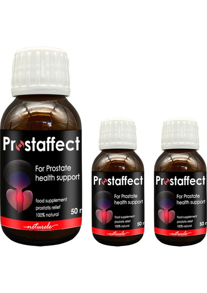 Prostaffect : Erkeklere Özel 3 Adet 50 ml Şurup