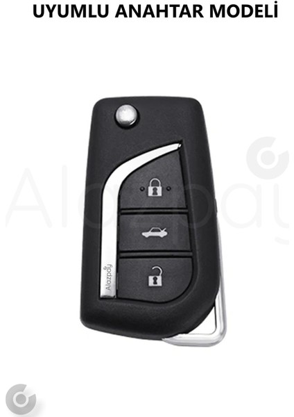 Toyota Corolla Auris Yaris Avensis Verso Hilux Deri Görünüm Tpu Anahtar Kılıfı (3 Tuş) fiyatları