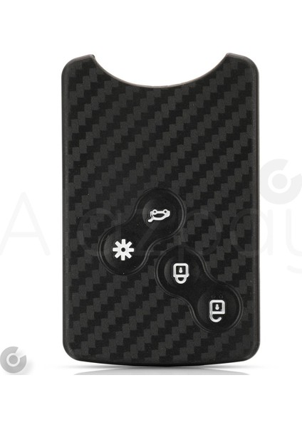 Renault Clio Megane Captur Koleos Fluence Laguna Karbon Desenli Tpu Anahtar Kılıfı