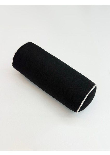 Lungo - Siyah Silindir Sosis Rulo Yastık