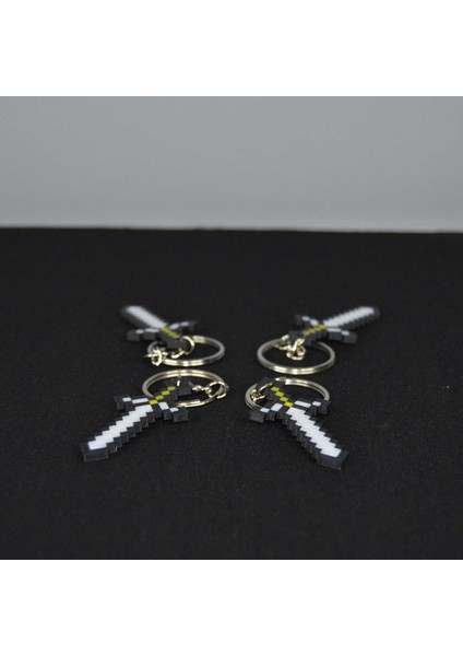 3D Minecraft Kılıç Model Çanta Süsü ve Anahtarlık fiyatları