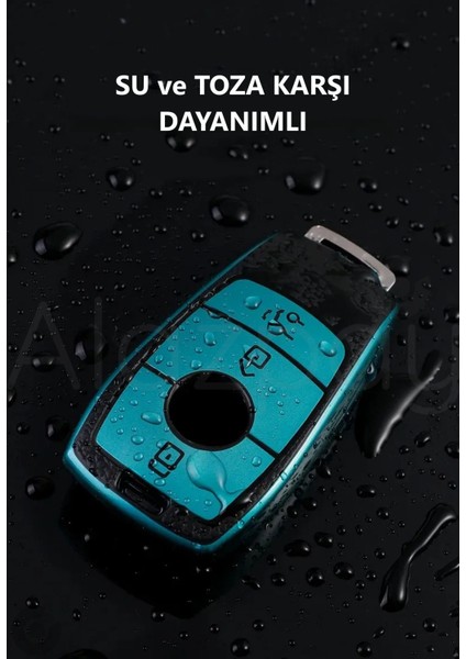 Mercedes A B C E S G Serisi Cla Cle Gls Gla Glb Glc Amg Deri Görünüm Tpu Anahtar Kılıfı