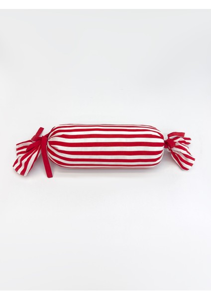 Kırmızı Çizgili Bonbon Yastık fiyatları