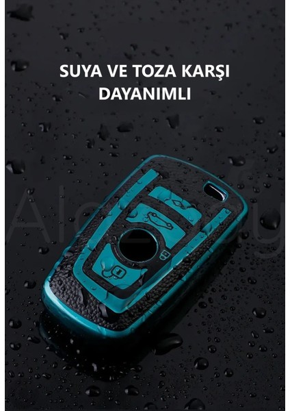Bmw 1 3 5 7 Serisi F30 F25 F20 F18 F16 F15 F10 & X1 X3 X4 X5 Deri Görünüm Tpu Anahtar Kılıfı indirimleri