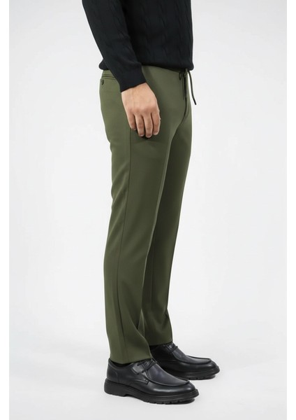 Venüs Overseyst Lastikli Koyu Yeşil Pantolon modelleri