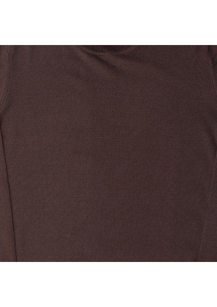 Erkek Tam Balıkçı Triko Kazak Pamuklu Modern Fit Kahverengi fiyatları