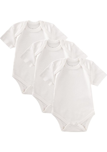 Üçlü Zıbın 0-3 Yaş Beyaz