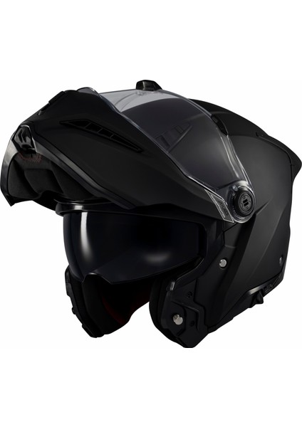 Ghostfighter Sv Mat Siyah Motosiklet Çene Açılır Kaskı fiyatları