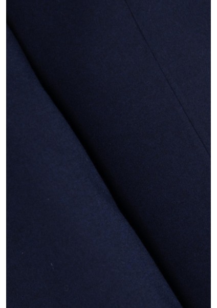 Erkek Klasik Takım Elbise Flanel Yün Mono Yaka Çift Yırtmaç Rahat Kalıp Lacivert fiyatları