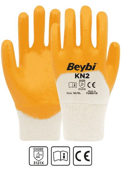 Kn2 Pamuk Nitril Eldiven 36'lı Paket