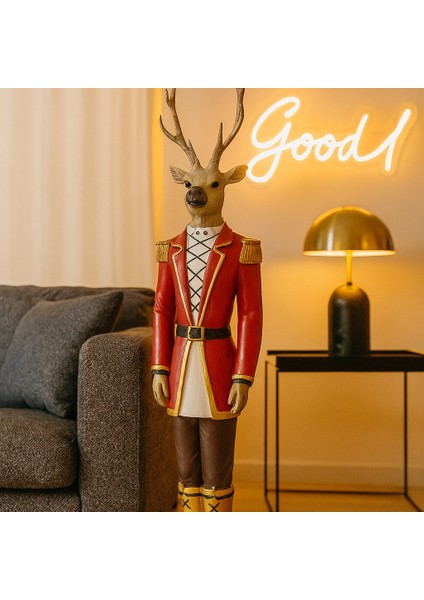 Dekoratif Dev Üniformalı Geyik fiyatları