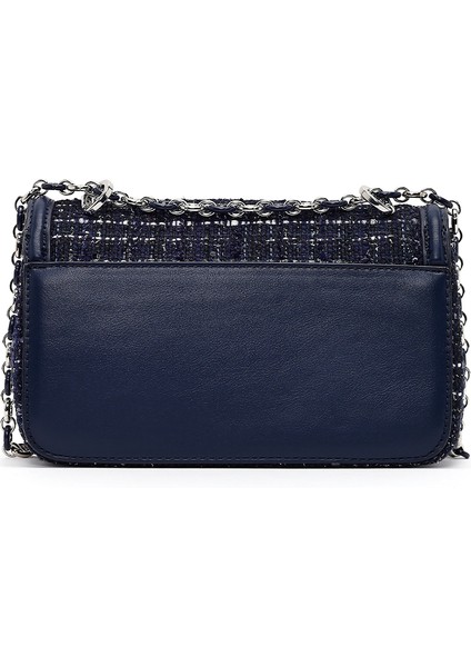 Kadın Lacivert Uzun Askılı Desenli Mini Çapraz Çanta 25WBD25276F modelleri