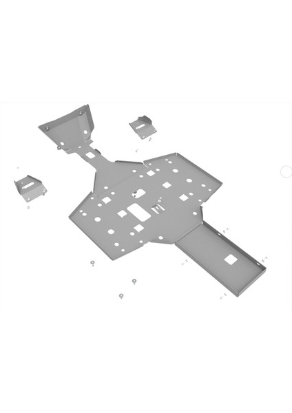 Cfmoto Cforce 1000 Atv Uyumlu Alüminyum Alt Koruma