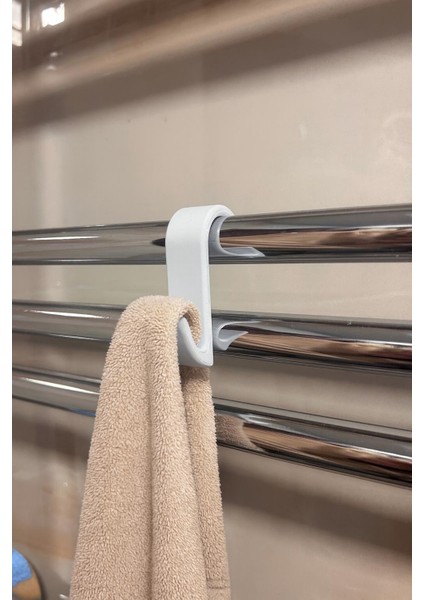 4 Adet Havlupan Askısı Havlu ve Bornoz Askılık Suya ve Isıya Dayanıklı