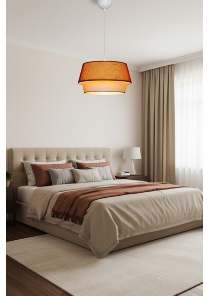 Melena Tekli Sarkıt - Dekoratif Kumaş Sarkıt Yatak Odası , Oturma Odası, Çocuk Odası