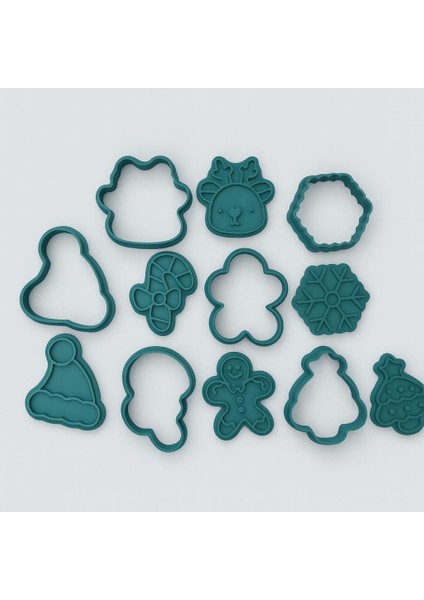 Yılbaşı Temalı 6'lı Kurabiye Kalıbı Seti fiyatları